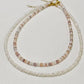 High Luster Multi Color White Baroque Pearl Choker Necklace