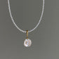 Unique Handmade Baroque Pearl Fried Egg Pendant – Removable Universal Charm for Necklace
