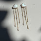 Lola Cloud & Raindrop baroque pearl dangle earring