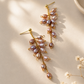 Wisteria & Lily of the Valley Freshwater Pearl Bouquet Earrings