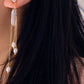 Freshwater Pearl Tassel Earrings, Long Baroque Pearl Dangle Earrings, Gold Chain Bridal Earrings, Elegant Drop Dainty Earrings gift for her