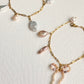 Build your Own Custom Pearl Charm Bracelet Personalized Jewelry | Tarnish-Free Gold