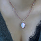 Spring exclusives Handmade Minimalist tiny colorful petal pearl dainty chocker necklace with removal pendant gift for her  anniversary gift