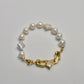 ÉTOILUNE Rainbow Luster Baroque Pearl Bracelet