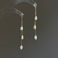 WHISPER DROP | Triple Keshi Pearl Dangle Earrings