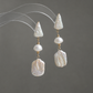 ÉLANE Baroque Pearl Drop Earrings | Long Freshwater Pearl Earrings