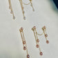 Double Piercing Bridal Pearl Earrings | ÉLANE