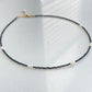 Minimalist Baroque Pearl super sparkling Dainty Black and white Modern Layering Chocker Necklace  gift for her gift to them