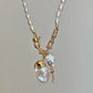 Balloon Pearl Necklace – Handmade Baroque Pearl Devil or Santa Statement Jewelry