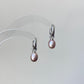 3-in-1  Handmade Detachable Dainty Pearl Drop Earrings Freshwater elegant  Pearl Hoop dangle Earrings Bridal Minimalist Jewelry Gift for Her