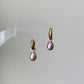 3-in-1  Handmade Detachable Dainty Pearl Drop Earrings Freshwater elegant  Pearl Hoop dangle Earrings Bridal Minimalist Jewelry Gift for Her