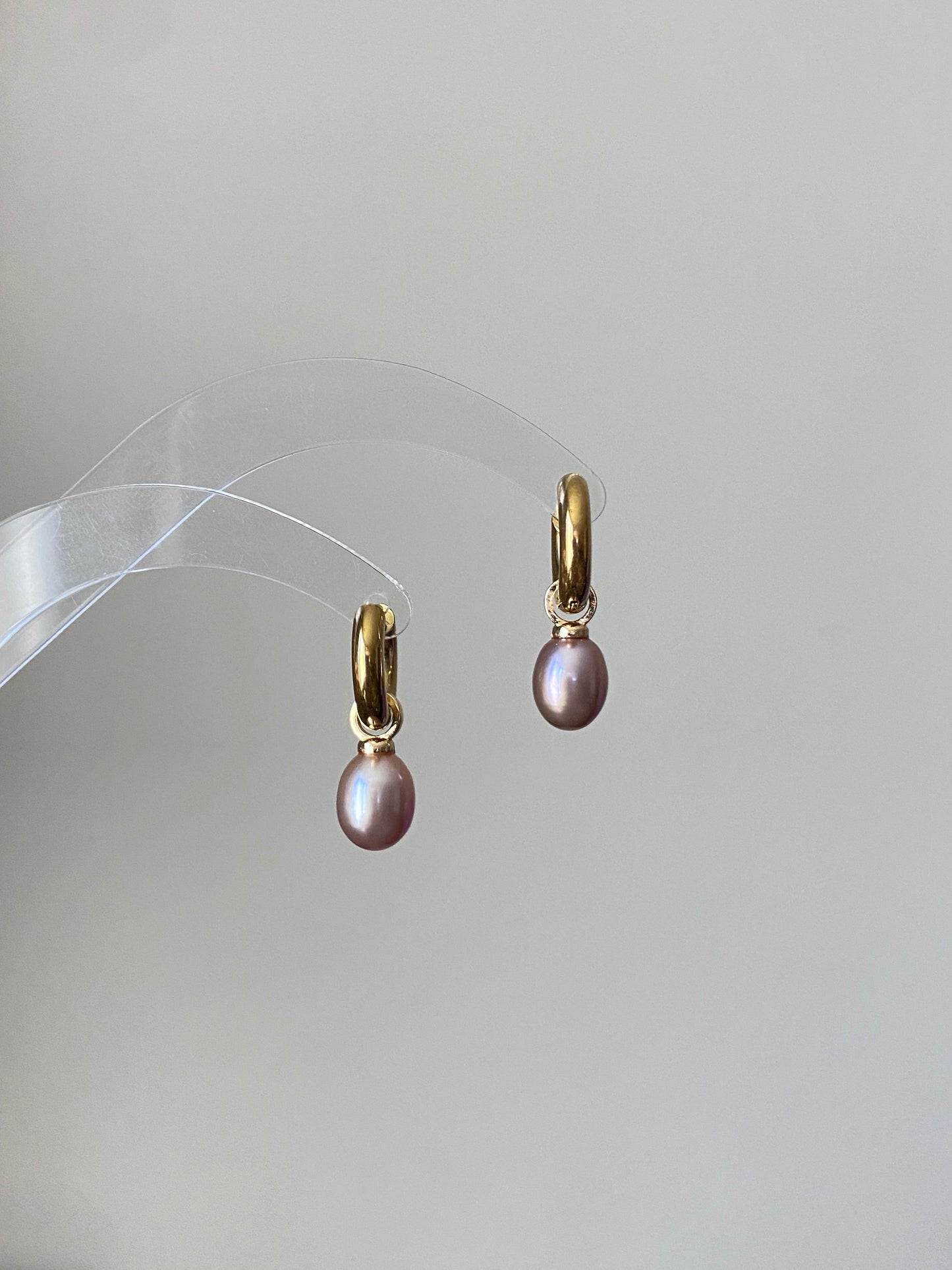 3-in-1  Handmade Detachable Dainty Pearl Drop Earrings Freshwater elegant  Pearl Hoop dangle Earrings Bridal Minimalist Jewelry Gift for Her