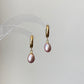 3-in-1  Handmade Detachable Dainty Pearl Drop Earrings Freshwater elegant  Pearl Hoop dangle Earrings Bridal Minimalist Jewelry Gift for Her