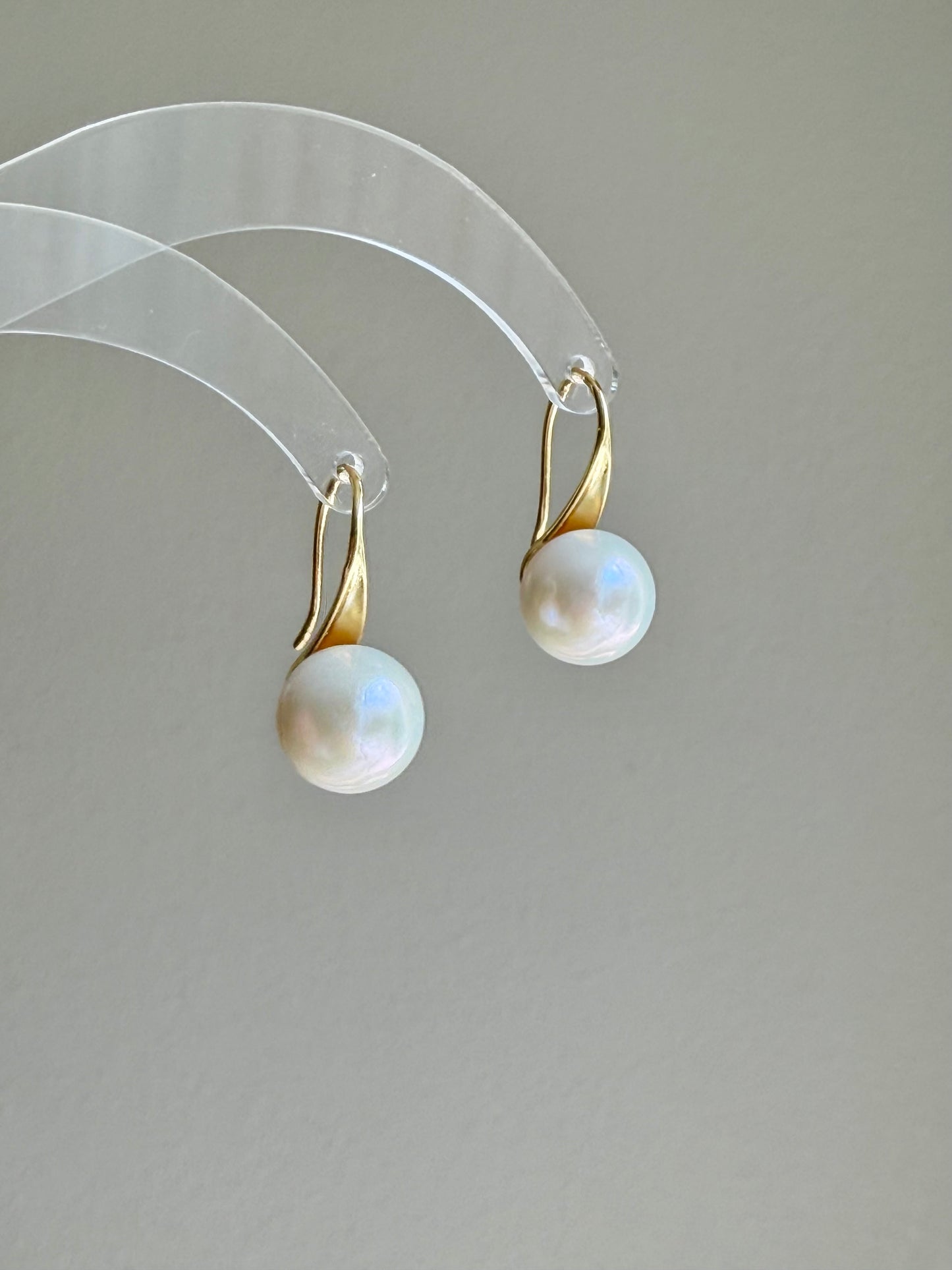 Jumbo Freshwater pearls  High heel dangle Timeless earring christmas gift for her  anniversary gift statement earring