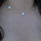 Star Baroque Pearl Choker Adjustable Y Necklace Celestial Jewelry