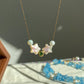 Custom Birthstone Star Baroque Pearl Choker Necklace for Women