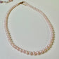 Sakura Pink Freshwater Pearl Necklace | Dainty Minimalist Pearl Choker Necklace