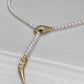 Unique Luxury Freshwater Pearl Adjustable Pearl Necklace with Snake Clasp Choker Necklace Wedding Jewelry gift for her anniversary gift