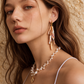 Freshwater Pearl Cascade Earrings | SOLARA Sunset Rain