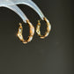 Heirloomn Hoop | Keshi Pearl Chain Earrings