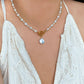 Handmade Cloudlight  Baroque pearl Pendant Dainty Necklace Minimalism  Vintage necklace  Elegant anniversary gift for her Bridesmaid Gift