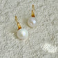 Jumbo Freshwater pearls  High heel dangle Timeless earring christmas gift for her  anniversary gift statement earring