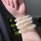 Natural High grade Libyan Gold Tektite/Libyan Desert Glass irregular shape bead bracelet  high energy