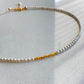 Elegant Tiny seed Pearl Necklace, 2mm+ Freshwater Pearls gold plated Silver Necklace Dainty Minimalist  Layering Necklace gift for her