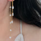 WHISPER DROP | Triple Keshi Pearl Dangle Earrings