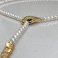 Unique Luxury Freshwater Pearl Adjustable Pearl Necklace with Snake Clasp Choker Necklace Wedding Jewelry gift for her anniversary gift