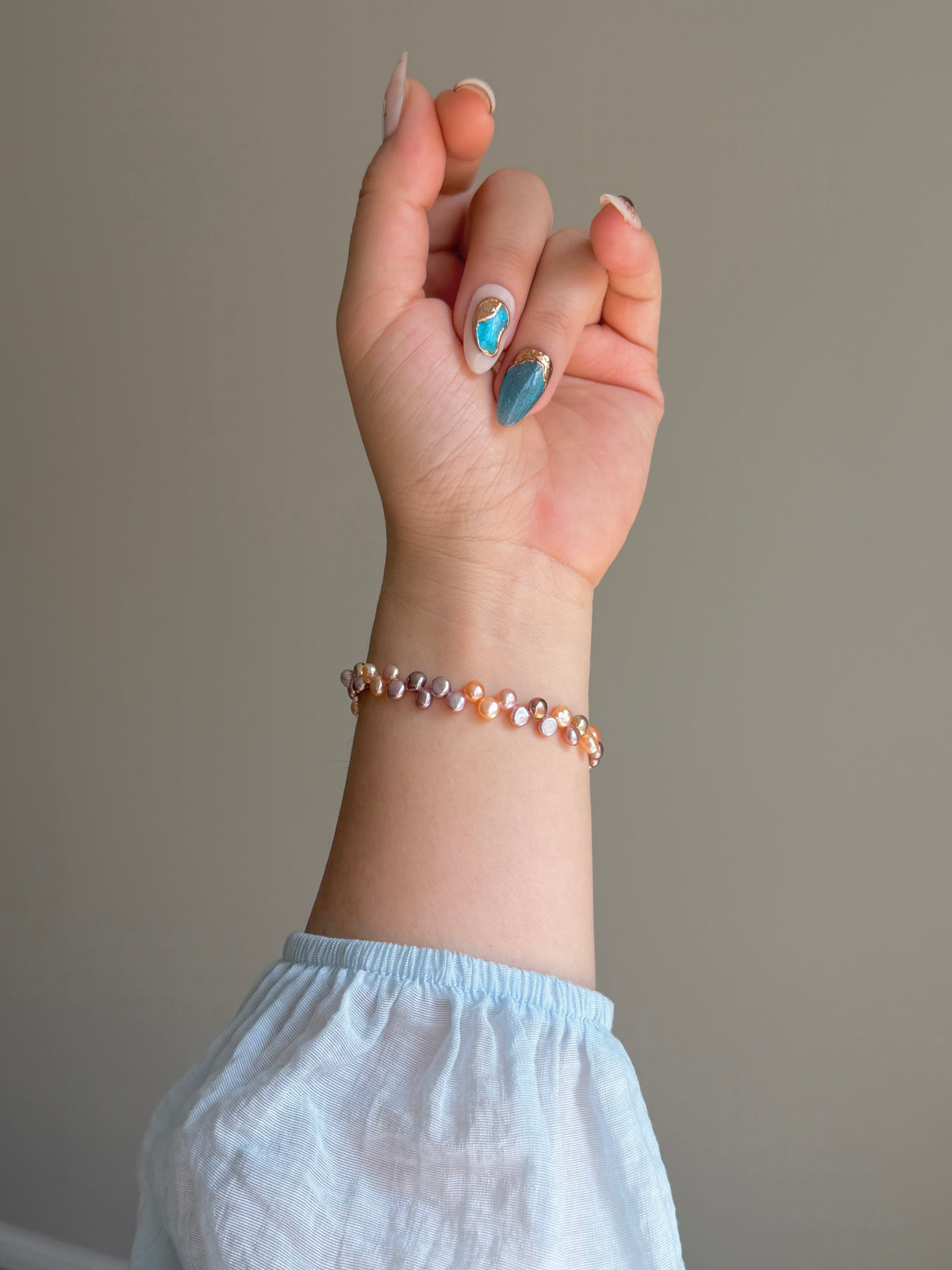 FLEURÉE Convertible Pearl Bracelet & Choker | Baroque Pearl Jewelry