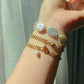 Baroque Pearl Bracelet | Chunky Gold Chain