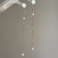 SATURN RING | Convertible Pearl Orbit Earrings