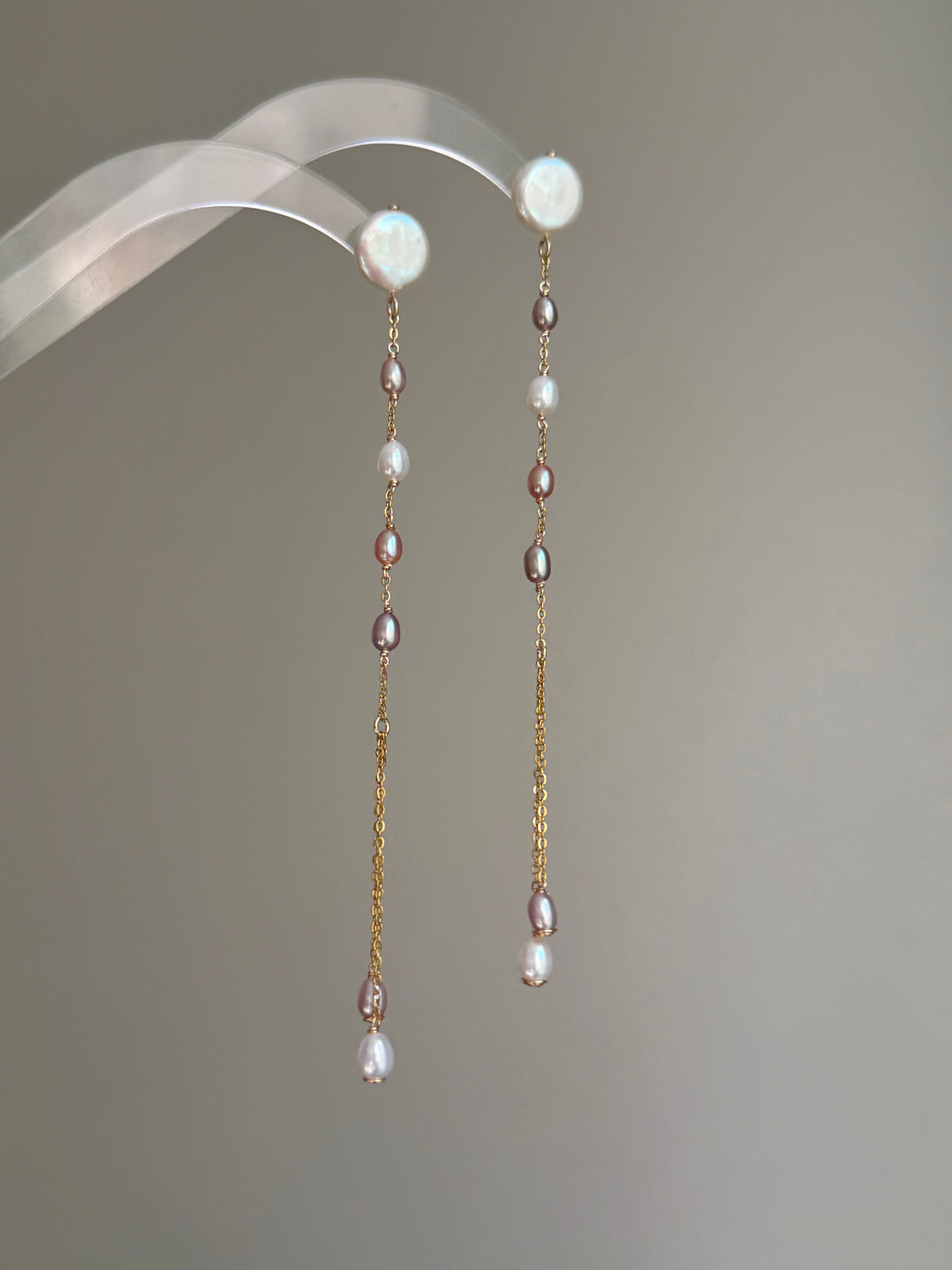 SATURN RING | Convertible Pearl Orbit Earrings