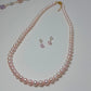 Sakura Pink Freshwater Pearl Necklace | Dainty Minimalist Pearl Choker Necklace