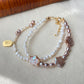 Baroque Pearl Zodiac Wish Bracelet – Astrology Freshwater Pearl Star Jewelry