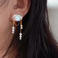 AURORA — Baroque Pearl Dangle Earrings