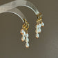TRINITY DROP | Faux Triple Piercing Pearl Earrings
