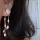 SATURN RING | Convertible Pearl Orbit Earrings