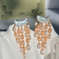 MOONLIT VEIL Freshwater baroque Pearl Chandelier Earrings
