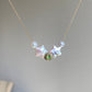 Dainty Celestial Baroque Pearl Star Choker Necklace,Custom Birthstone Pearl Necklace, Elegant Jewelry, Minimalist Bridesmaid Gift for Her