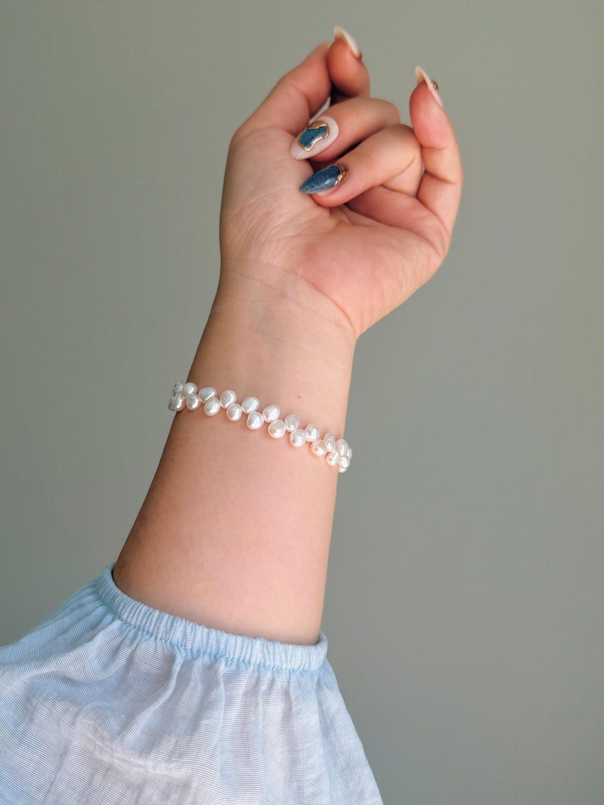 FLEURÉE Convertible Pearl Bracelet & Choker | Baroque Pearl Jewelry