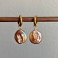 Detachable Gold Plated Pendant for Necklaces & Earrings