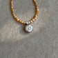 Elegant Dainty Natural freshwater baroque pearl pendant necklace custom made pendant choker necklace birthday gift for her anniversary gift