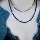 Minimalist Baroque Pearl super sparkling Dainty Black and white Modern Layering Chocker Necklace  gift for her gift to them