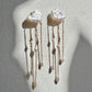 Lola Cloud & Raindrop baroque pearl dangle earring