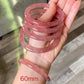 Strawberry Quartz Bangle Bracelet - Natural Healing Energy & Unique Fashion Accessory | Enhance Love and Emotional Connection