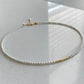 Elegant Tiny seed Pearl Necklace, 2mm+ Freshwater Pearls gold plated Silver Necklace Dainty Minimalist  Layering Necklace gift for her
