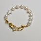 ÉTOILUNE Rainbow Luster Baroque Pearl Bracelet
