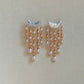 MOONLIT VEIL Freshwater baroque Pearl Chandelier Earrings